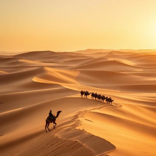 Sahara dunes near Douz